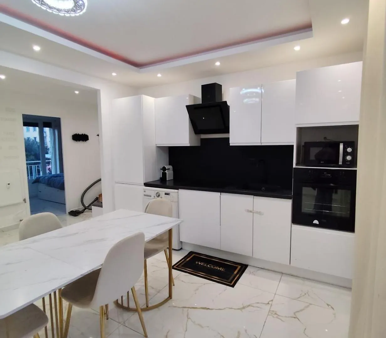 Cozy Appartment Downtown Nizza 2 Bedroom 1 Min Beach 1 Min Tramway 10Min Airport Air Conditionner